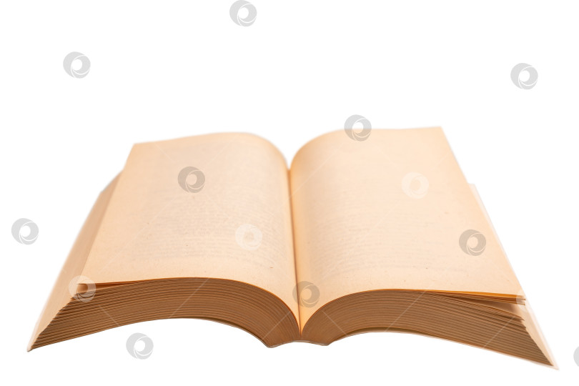 Скачать Пожелтевшие страницы старой книги. Редкая старинная книга. Подержанная бумажная книга. фотосток Ozero