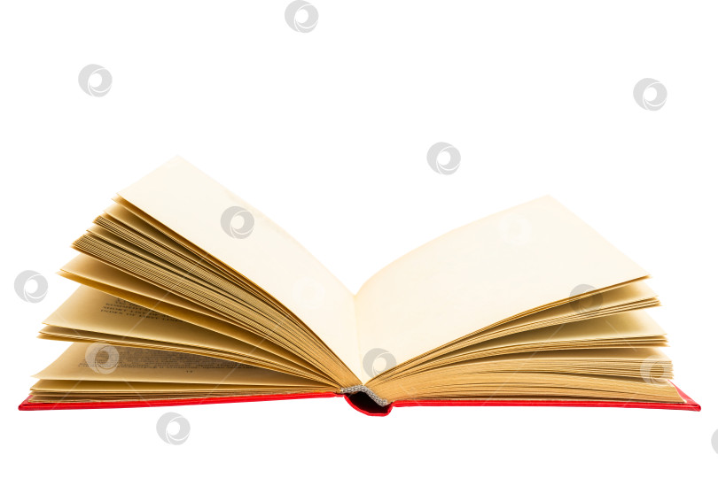 Скачать Пожелтевшие страницы старой книги. Редкая старинная книга. Подержанная бумажная книга. фотосток Ozero