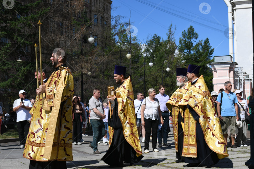Скачать Православная религиозная процессия фотосток Ozero