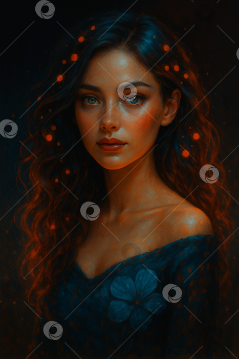 Скачать Сказочная девушка фотосток Ozero