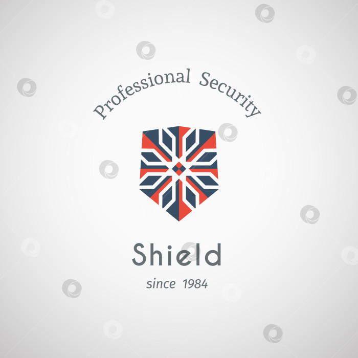 Скачать Шаблон векторного логотипа Shield Security фотосток Ozero