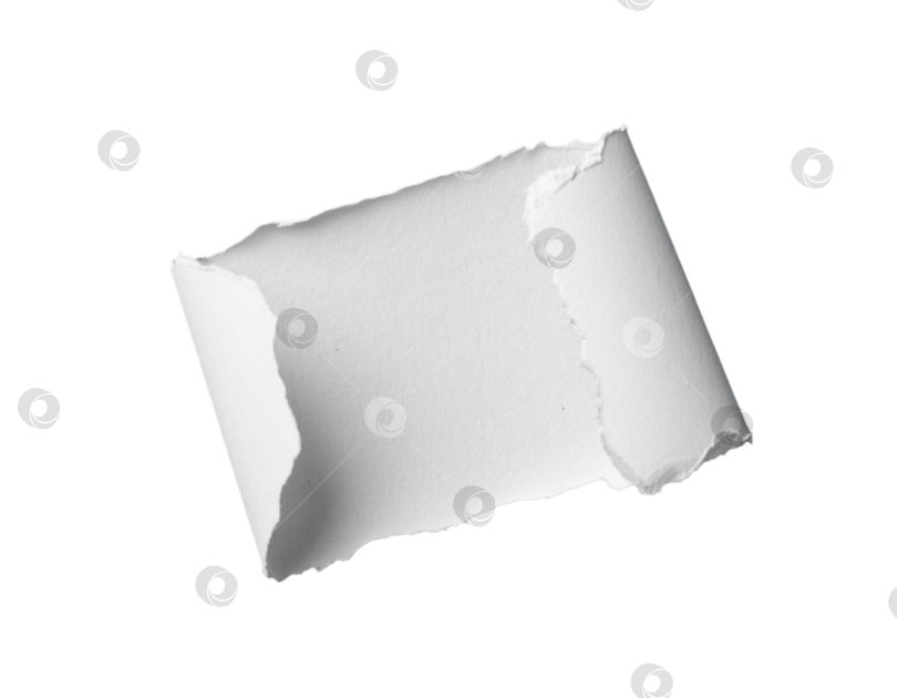Скачать Бумага с неровными краями на прозрачном фоне. Создан искусственный интеллект. фотосток Ozero