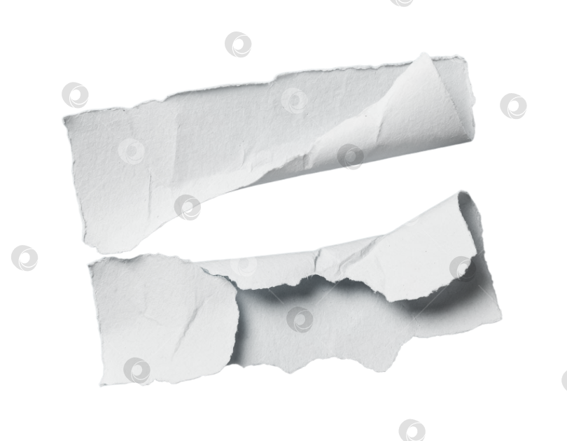 Скачать Бумага с неровными краями на прозрачном фоне. Создан искусственный интеллект. фотосток Ozero