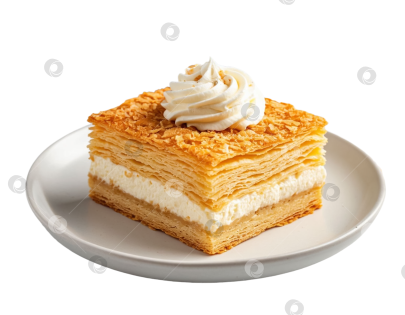 Скачать Слоеный торт на прозрачном фоне в формате PNG. Создан с помощью искусственного интеллекта. фотосток Ozero