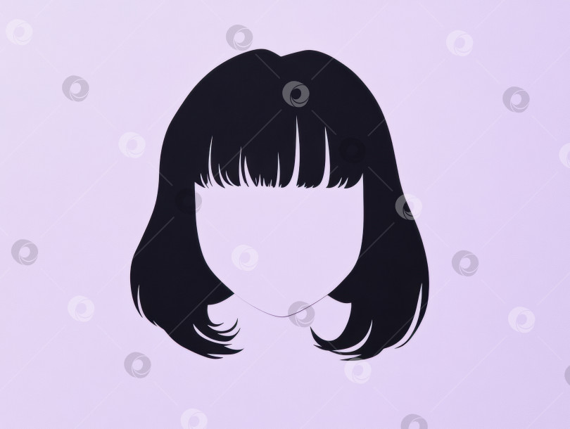 Скачать Минималистичный плоский вырез культового персонажа из "Криминального чтива" для современного дизайна фотосток Ozero