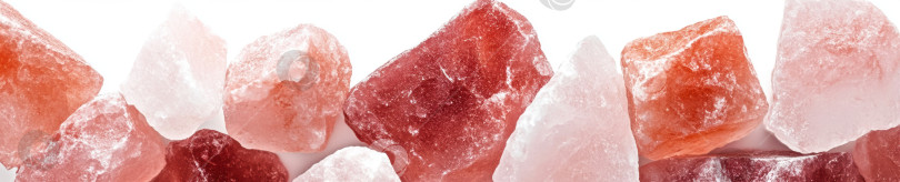 Скачать Крупный план кусков гималайской розовой каменной соли для кулинарного и медицинского применения фотосток Ozero