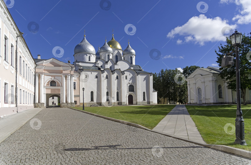 Скачать Софийский собор в Великом Новгороде, Россия. фотосток Ozero