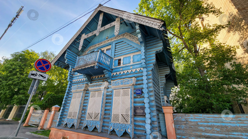 Скачать Погодинская изба - памятник архитектуры в районе Хамовники, Москва фотосток Ozero