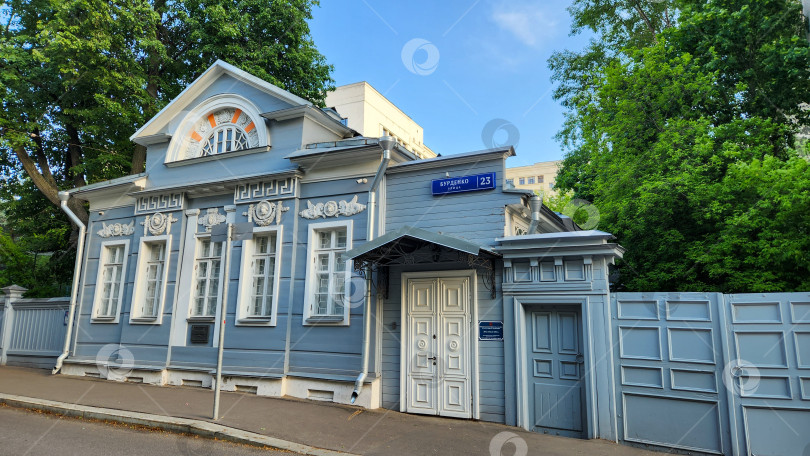 Скачать Особняк Палибина - древний дом XIX века. Хамовники, Москва фотосток Ozero