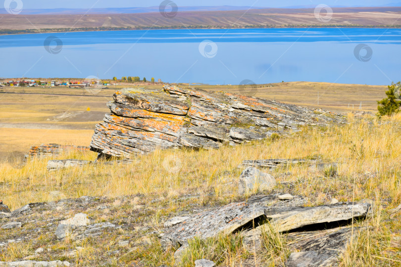 Скачать Осенний пейзаж фотосток Ozero