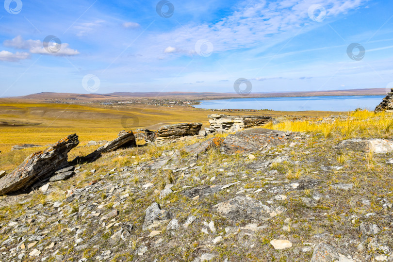 Скачать Осенний пейзаж фотосток Ozero