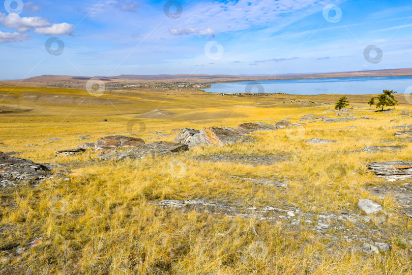 Скачать Осенний пейзаж фотосток Ozero