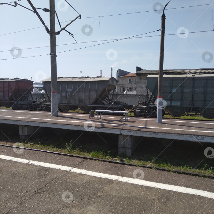 Скачать Грузовой поезд. фотосток Ozero