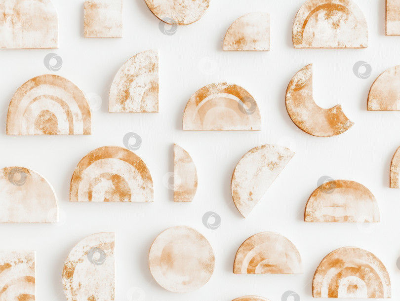 Скачать Абстрактный текстильный дизайн в стиле бохо. Современная геометрическая плоская поверхность для украшения и вдохновения фотосток Ozero