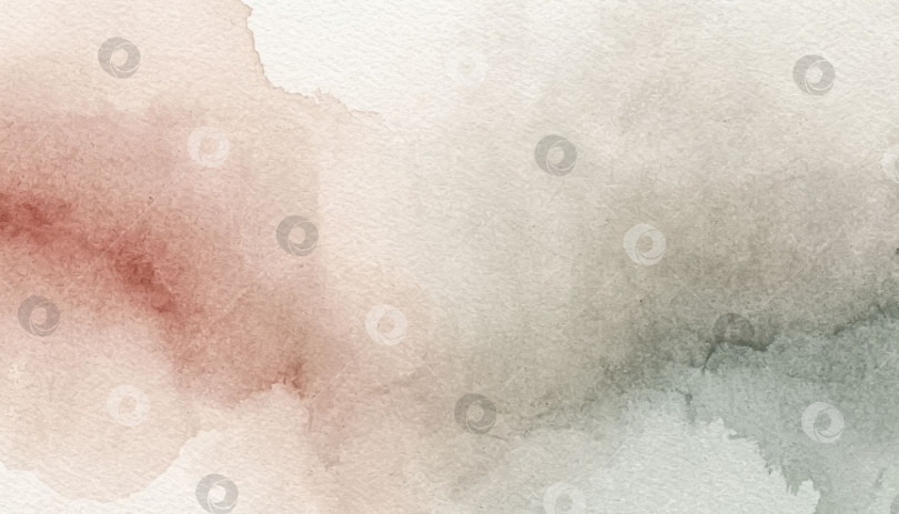 Скачать Абстрактный пастельный акварельный фон на бумаге, 3D-рендеринг. Создан с помощью искусственного интеллекта. фотосток Ozero