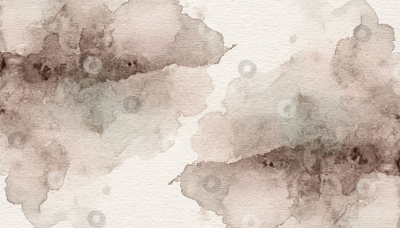 Скачать Абстрактный пастельный акварельный фон на бумаге, 3D-рендеринг. Создан с помощью искусственного интеллекта. фотосток Ozero