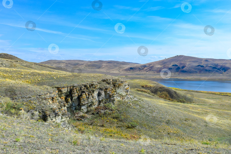 Скачать Осенний пейзаж фотосток Ozero