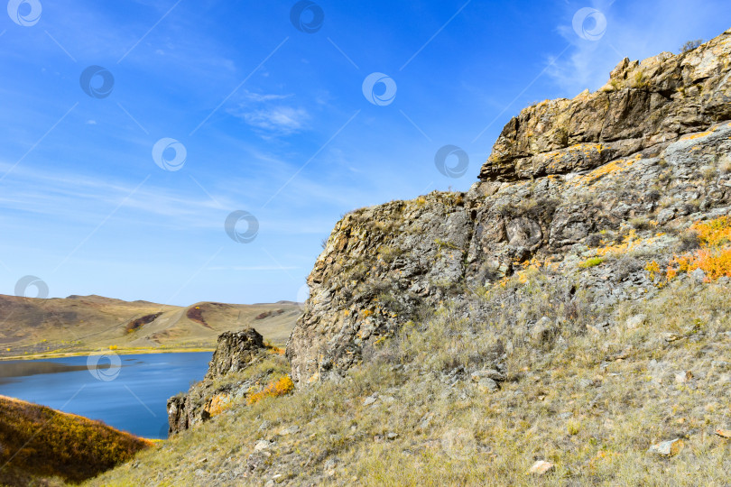 Скачать Осенний пейзаж фотосток Ozero