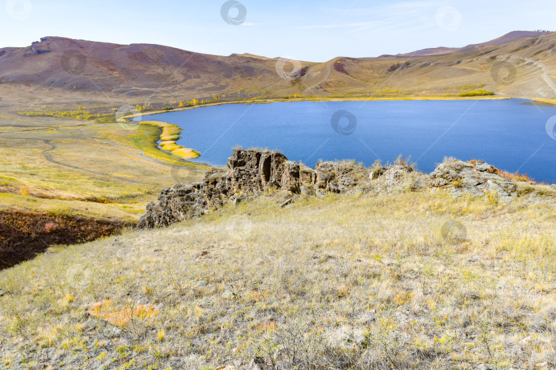 Скачать Осенний пейзаж фотосток Ozero