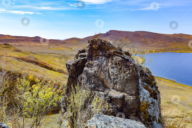 Скачать Осенний пейзаж фотосток Ozero