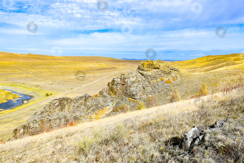 Скачать Осенний пейзаж фотосток Ozero