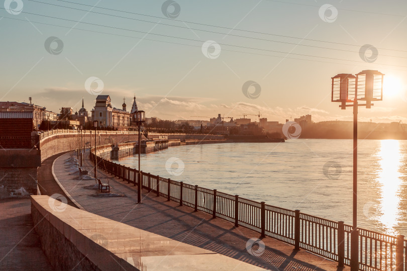 Скачать набережная Ангары фотосток Ozero