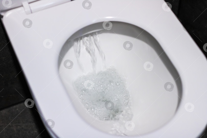 Скачать Подача воды для смыва в современных туалетах имеет жизненно важное значение для санитарии и гигиены фотосток Ozero