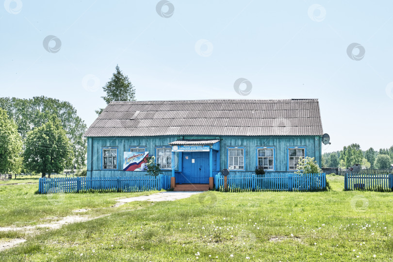 Скачать Строительство сельского культурного центра в Сибири фотосток Ozero