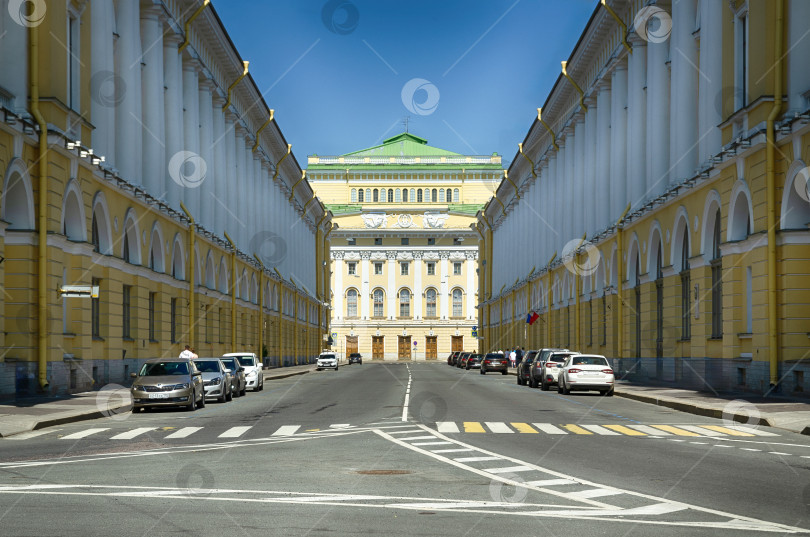 Скачать Улица Зодчего Росси фотосток Ozero