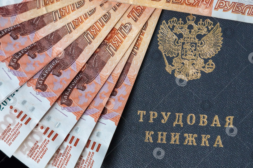 Скачать Деньги лежат на трудовой книжке фотосток Ozero