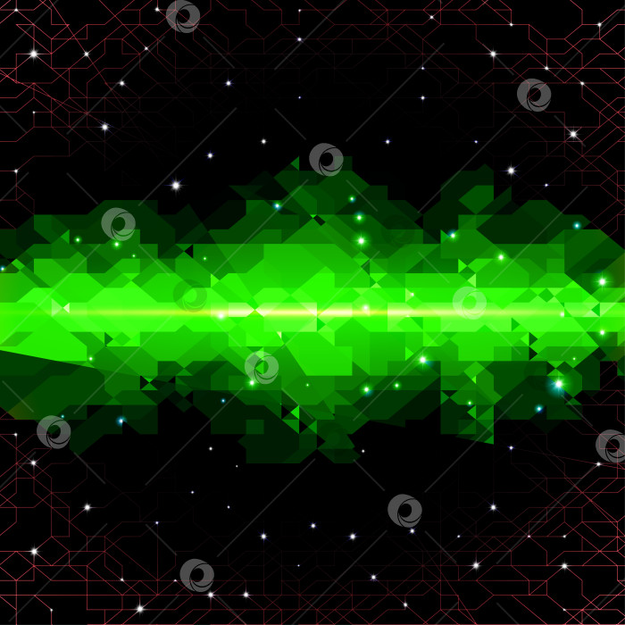 Скачать Абстрактный фон с технологическим облаком фотосток Ozero