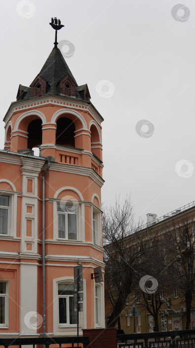 Скачать Здание с колокольней фотосток Ozero
