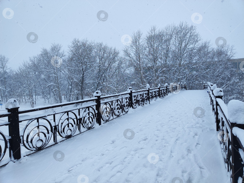 Скачать Снежный мост фотосток Ozero