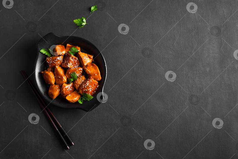 Скачать Кусочки курицы Терияки фотосток Ozero