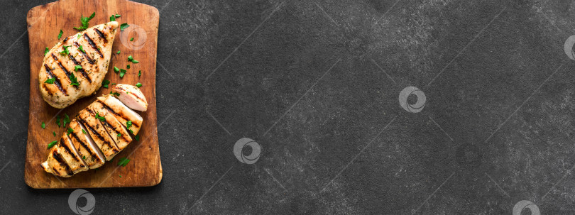 Скачать Куриное филе на гриле фотосток Ozero