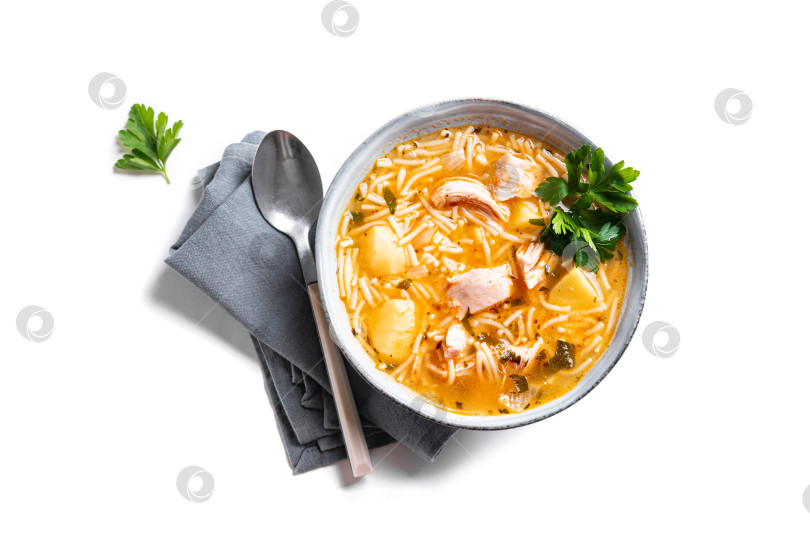Скачать Куриный суп фотосток Ozero