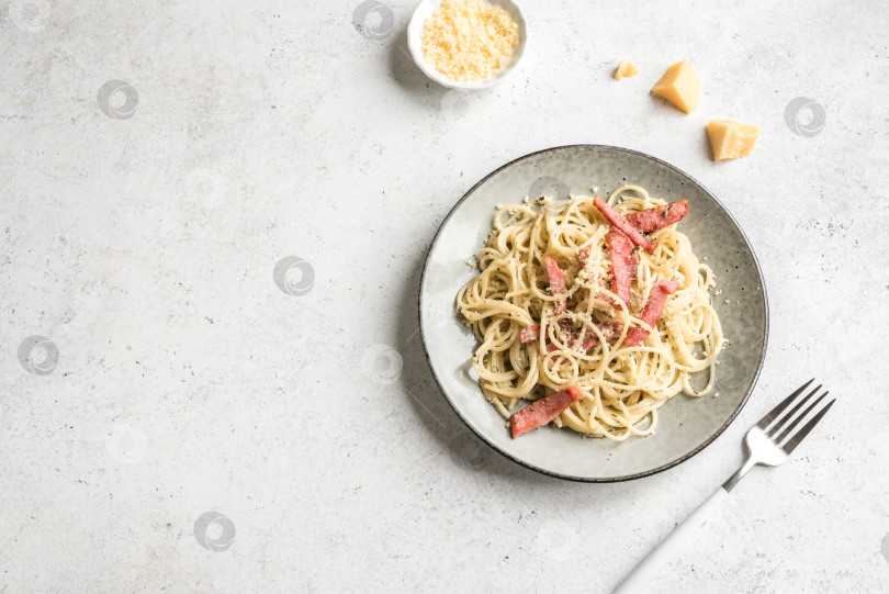 Скачать Pasta Carbonara фотосток Ozero
