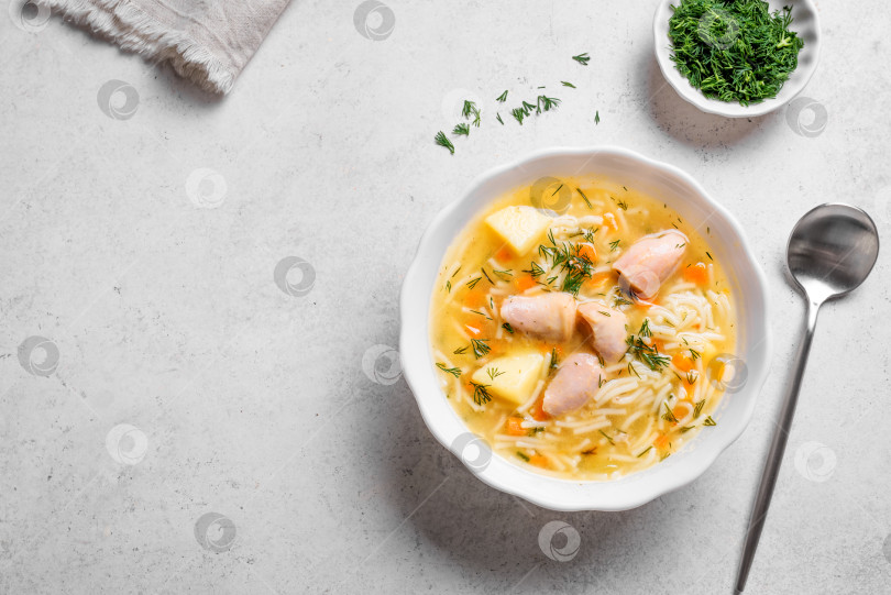 Скачать Куриный суп фотосток Ozero