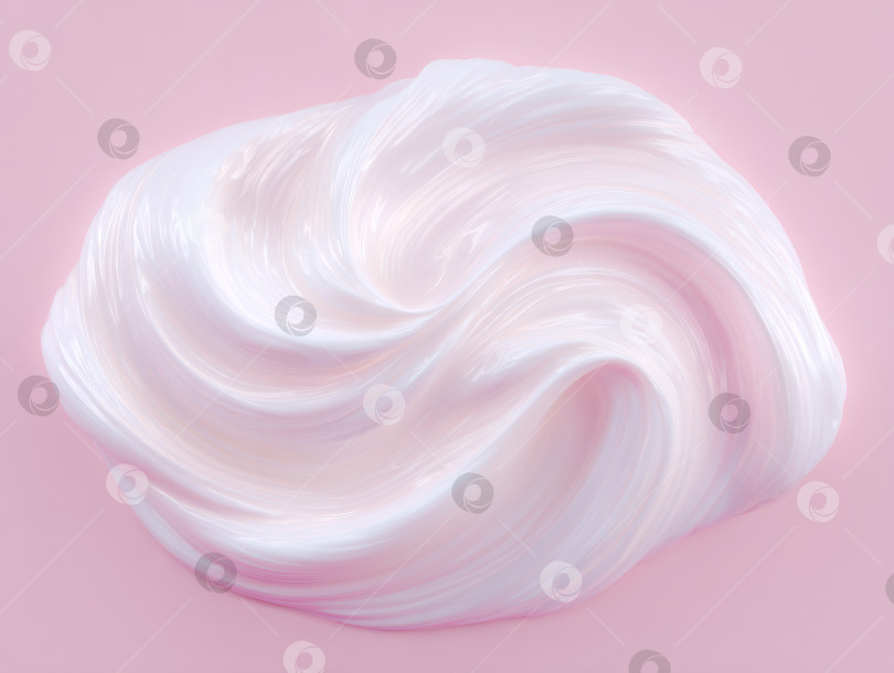 Скачать Закрученная текстура солнцезащитного крема в макро-режиме на розовом фоне для дизайна ухода за кожей фотосток Ozero