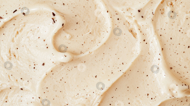 Скачать Текстура мороженого крупным планом с замысловатыми узорами идеально подходит в качестве фона для десерта фотосток Ozero