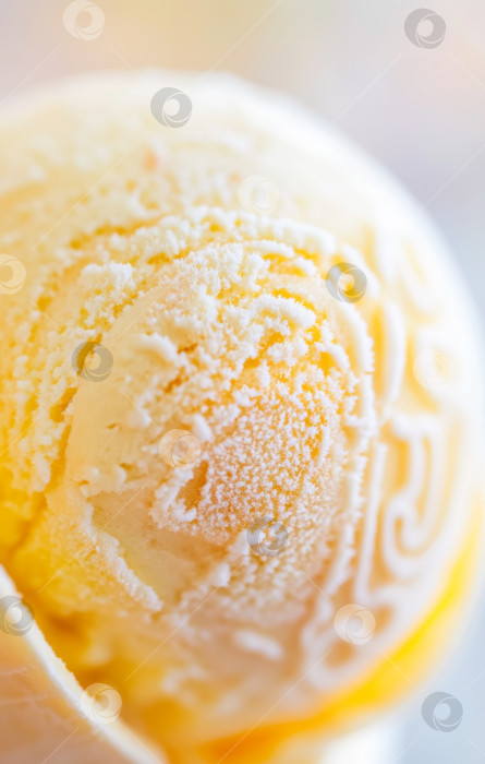 Скачать Текстура мороженого крупным планом с замысловатыми узорами идеально подходит в качестве фона для десерта фотосток Ozero