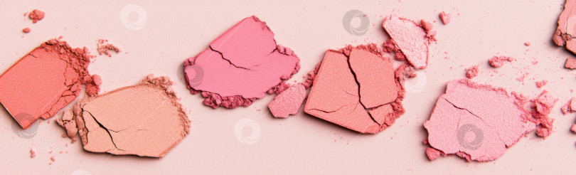 Скачать Текстуры косметических теней для век и румян распределяются по поверхности, фону фотосток Ozero