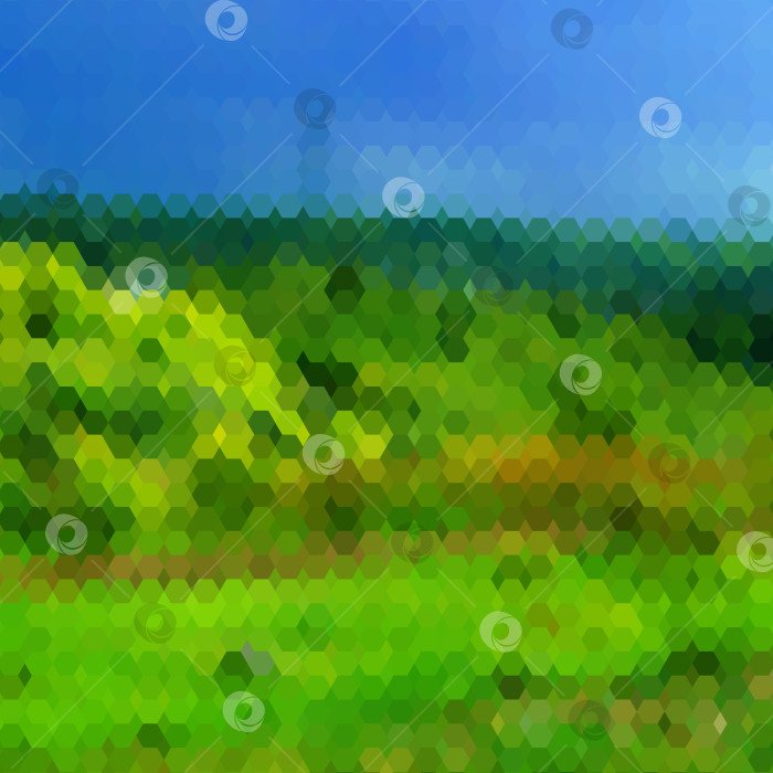 Скачать Фон с красочной шестигранной сеткой фотосток Ozero