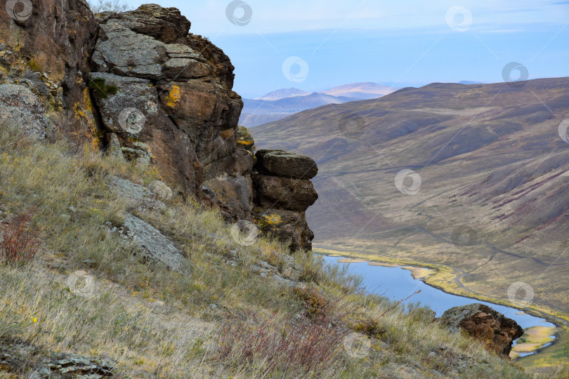 Скачать Горный пейзаж фотосток Ozero