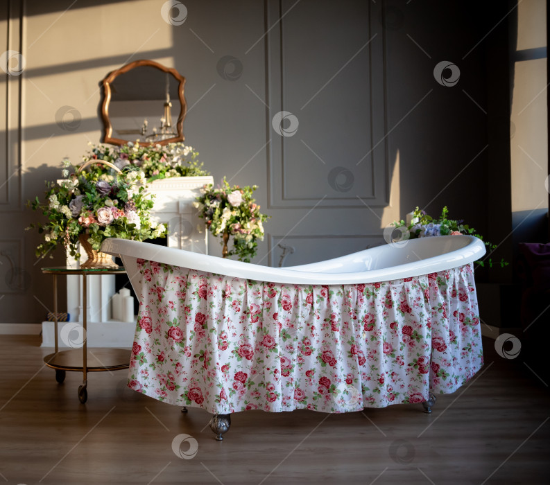 Скачать Романтический релакс в ванной. природа, релакс, курорт фотосток Ozero