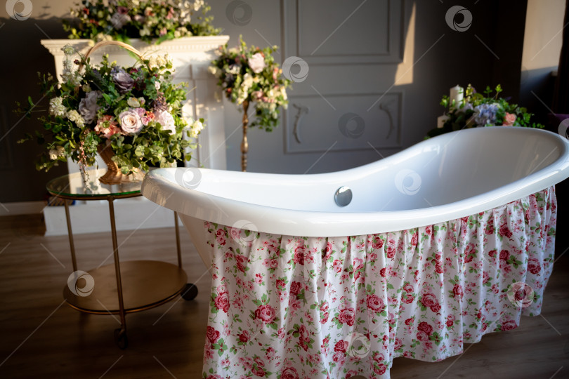 Скачать Романтический релакс в ванной. природа, релакс, курорт фотосток Ozero