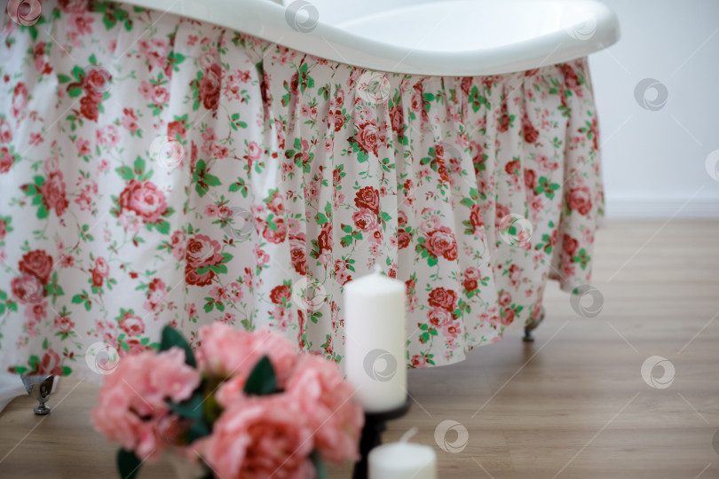 Скачать Романтический релакс в ванной. природа, релакс, курорт фотосток Ozero