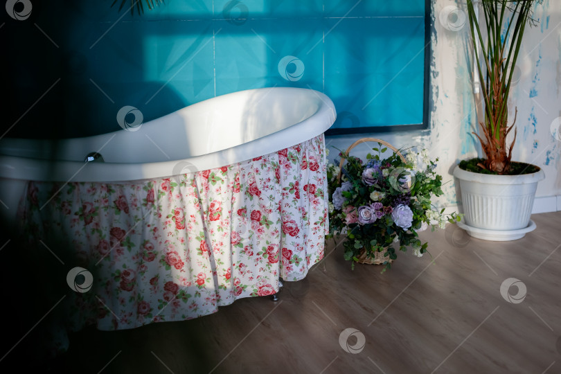 Скачать Романтический релакс в ванной. природа, релакс, курорт фотосток Ozero