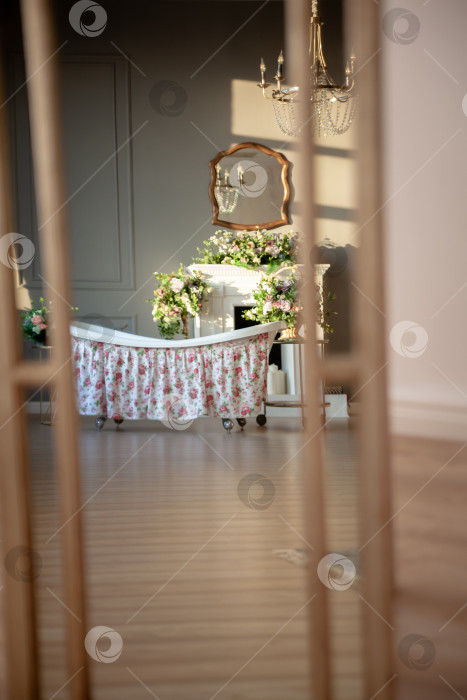 Скачать Романтический релакс в ванной. природа, релакс, курорт фотосток Ozero