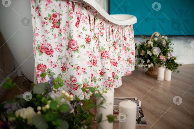 Скачать Романтический релакс в ванной. природа, релакс, курорт фотосток Ozero